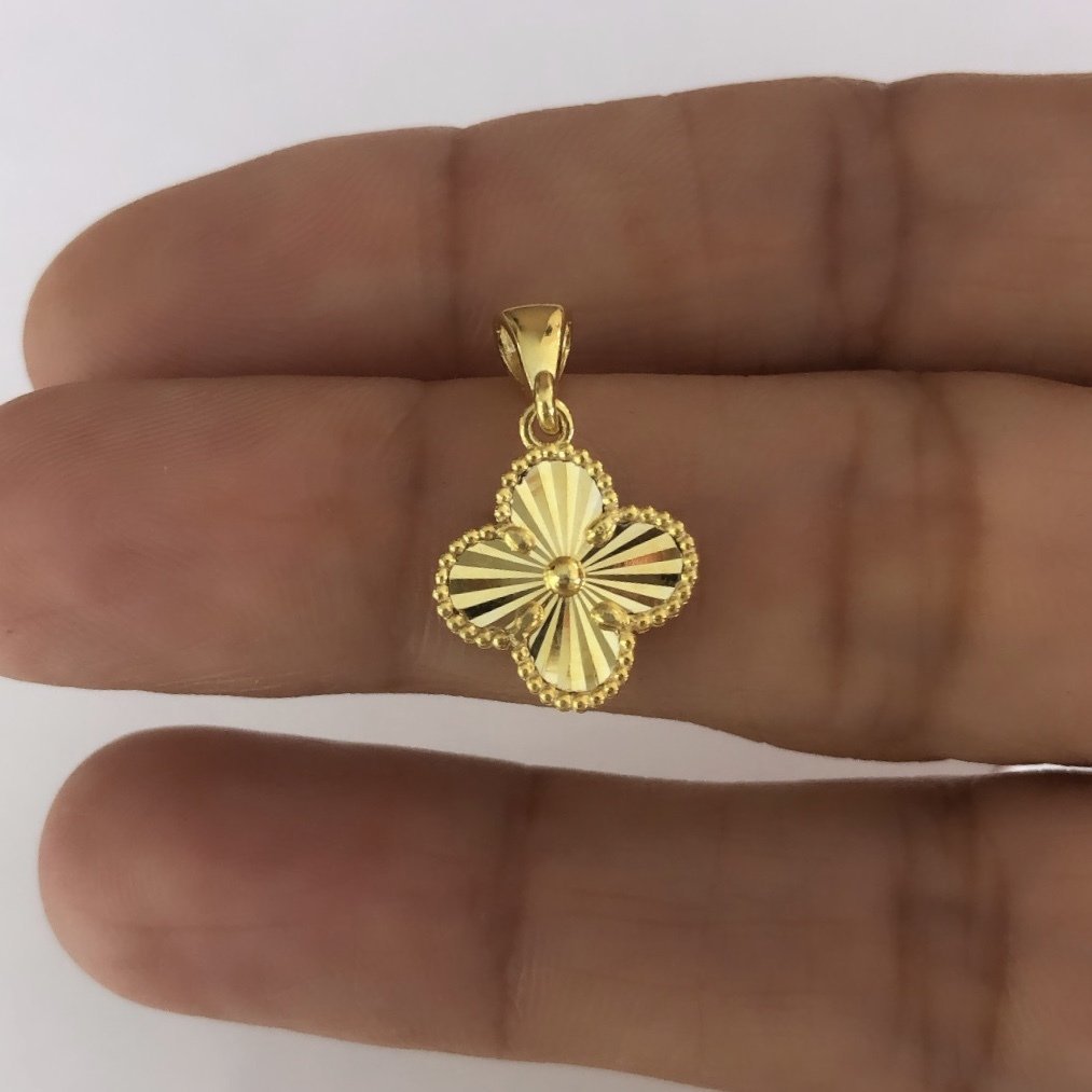 Yonca Kolye Küçük Boy Gold