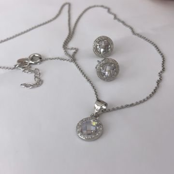 İthal Küpe Kolye Set