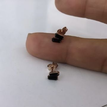 2 Taşlı Baget Küpe (TEK)