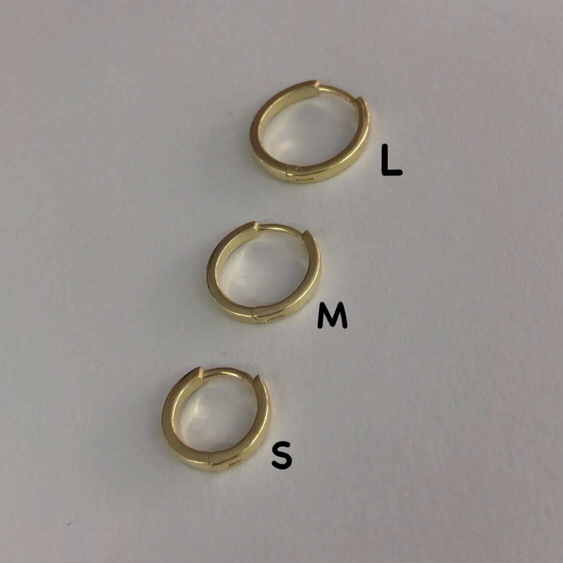 Gold Halka Küpe