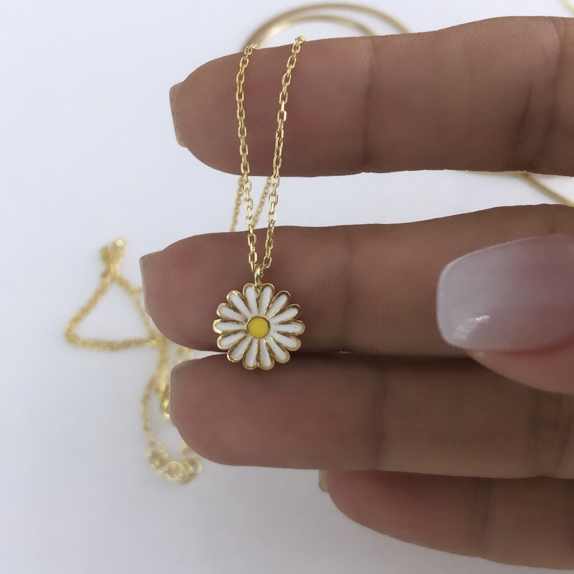 Papatya Kolye Gold