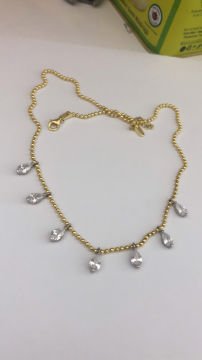 Damla Kolye Gold