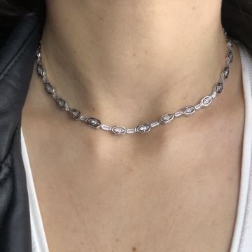 Baget Taşlı Kolye