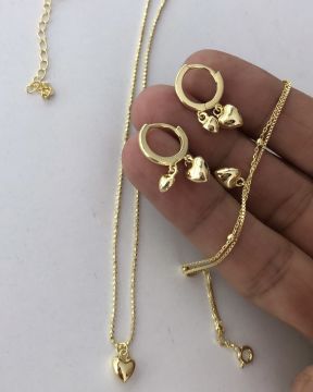 Kalp Set Gold