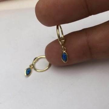 Opal Taşlı Küpe