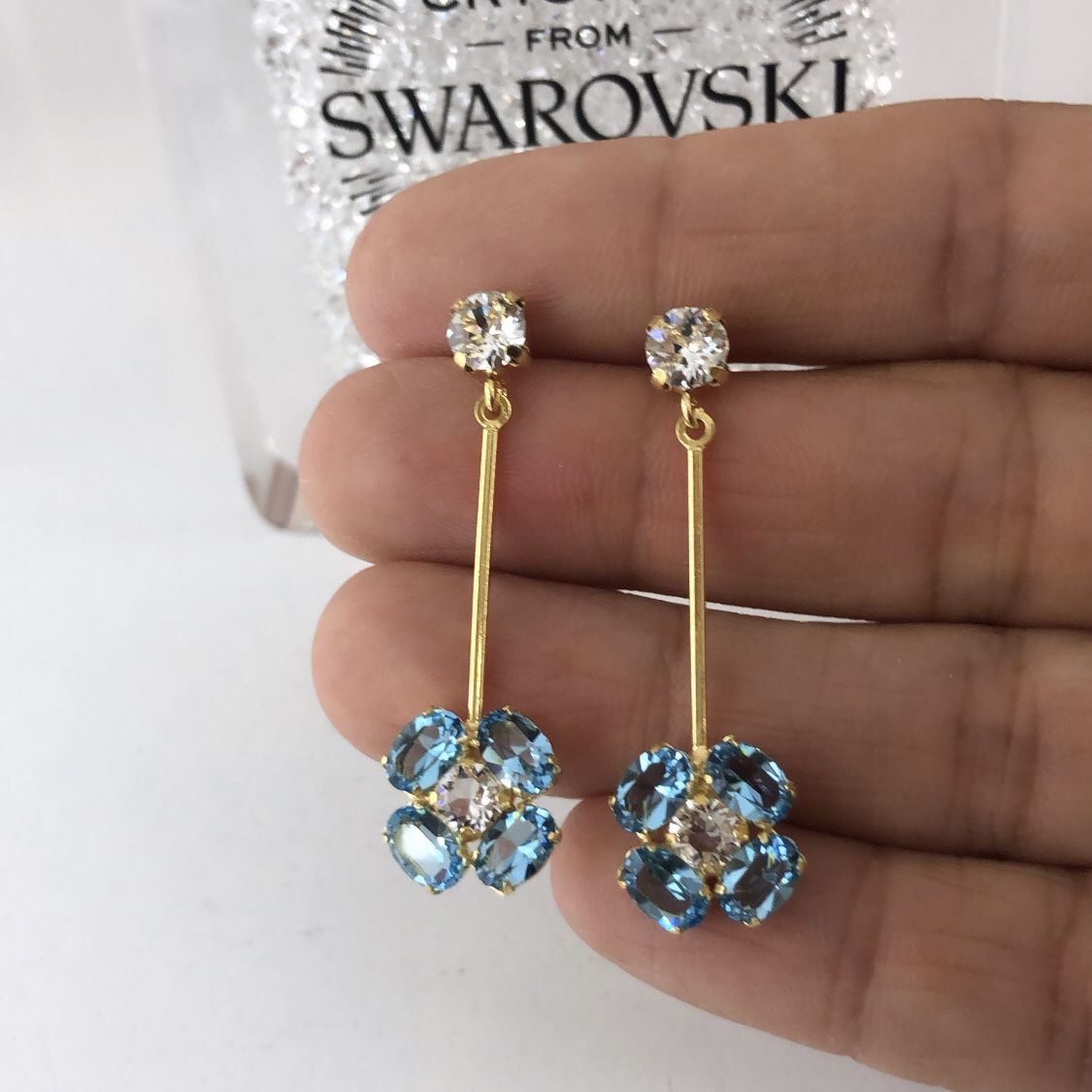 Maestro İtaly Rounded Elegance Sallantılı Geometrik Küpe