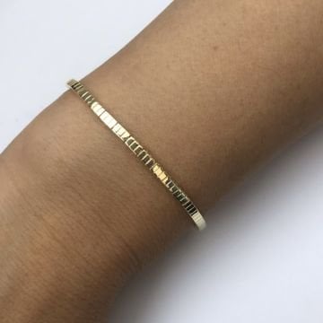 Taşsız Gold Bileklik