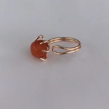 Doğal Taşlı Yüzük Rose