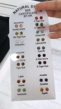 Doğal Taşlı İthal Küpe (Tek)