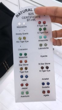 Doğal Taşlı İthal Küpe (Tek)