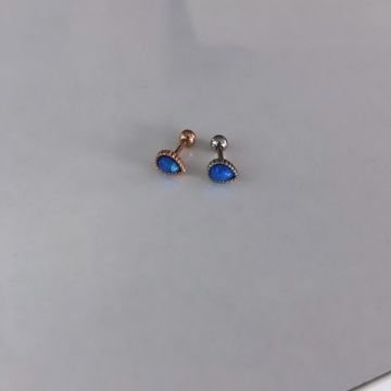 Piercing Küpe opal