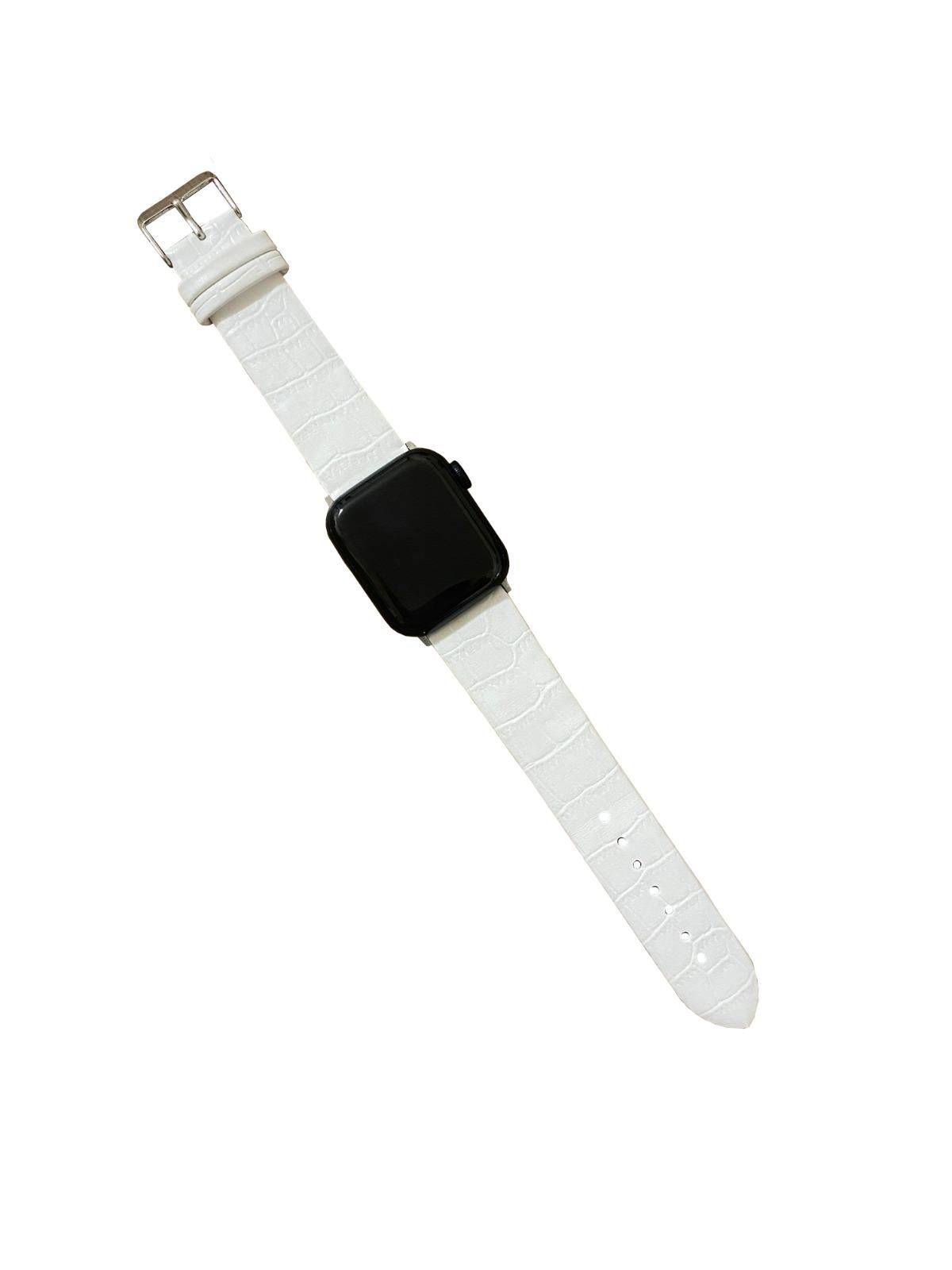 İphone Watch Deri Kopçalı Kordon (42-44-45 mm Uyumlu)