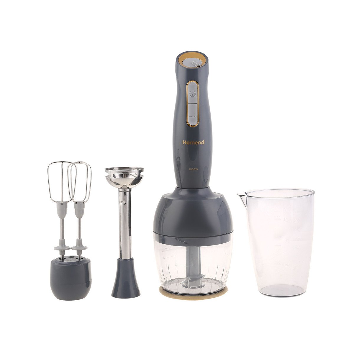 Homend Handmaid 1962h Blender Set Antrasit Gold