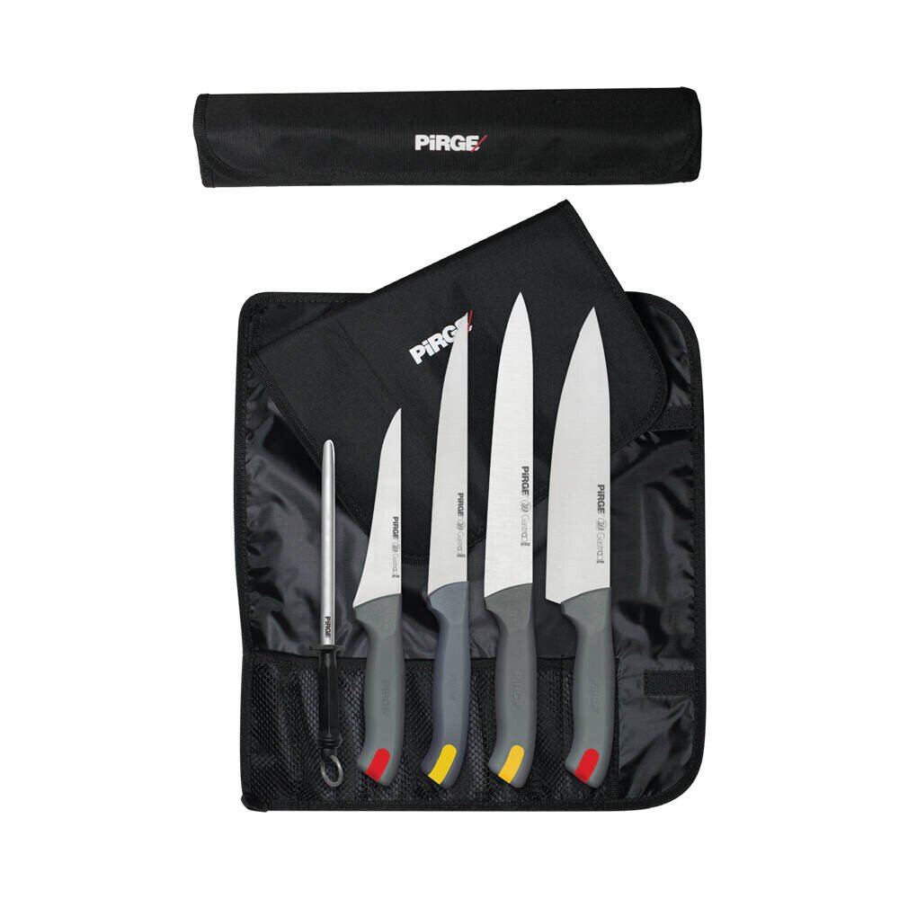 Pirge Gastro Çantalı 5'li Bıçak Seti - 35198