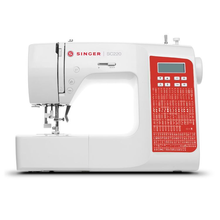 SİNGER SC 220 DİKİŞ MAKİNESİ-KIRMIZI