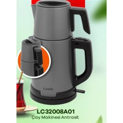 LUNO ÇAY MAKİNESİ-LC32008A01-ANTRASİT