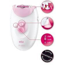 Braun Silk-épil 3 3370 Epilatör Beyaz / Pembe - 1 Ek Parçalı Kablolu Epilatör / Epilasyon