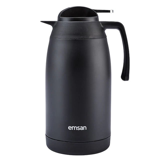 Emsan New Vega Termos Mat Siyah 2.1 Litre