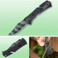 SOG TF-3 TRIDENT FOLDER - TIGERSTRIPED 1/2 SERR ÇAKI