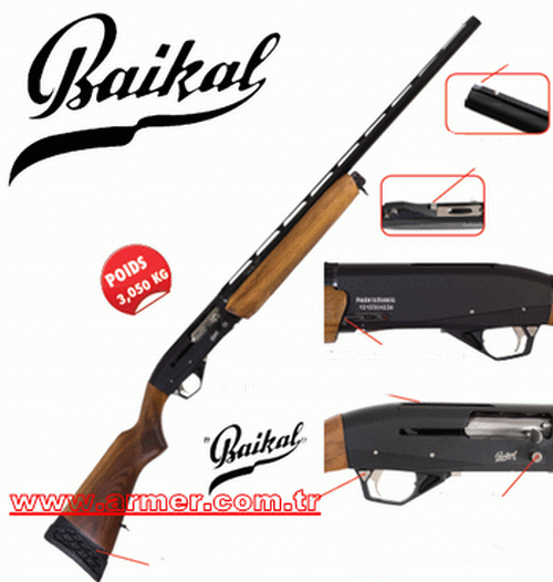 BAIKAL MP 155 WALNUT 12/76 MM Y.OTOMATİK AV TÜFEĞİ