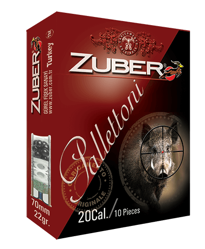 ZUBER 20 CAL. PALLETTONİ 9,LU ŞEVROTİN