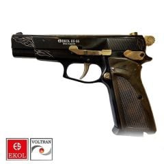 EKOL S66 Siyah Altın İşlemeli Havalı Tabanca