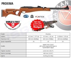 HATSAN PROXİMA VORTEX  5.5 CAL HAVALI TÜFEK