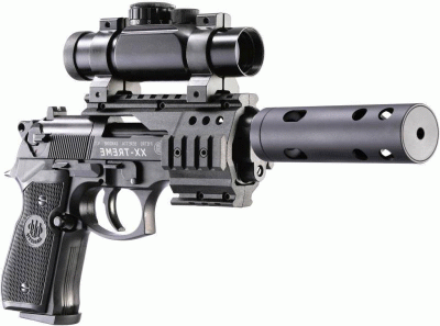 BERETTA MXX-TREME SİYAH 4,5 CAL HAVALI TABANCA