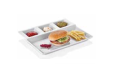 Kırılmaz Burger Tabak Self Servıce 27 cm