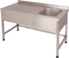 Evye Bulaşık Yıkama Tekli Evye Etekli 190x60x85 cm