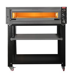 Taş Tabanlı Tek Katlı Fırın 105x70 cm Elektrik Isıtmalı Standlı