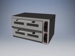 Pizza Pide Lahmacun Fırını Taş Tabanlı 6+6 Pizza Çift Katlı Gazlı