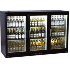 ÜÇ KAPILI SET ÜSTÜ BAR ARKASI ŞİŞE SOĞUTUCU BUZDOLABI (210 Litre)
