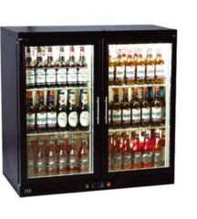 ÇİFT KAPILI SET ÜSTÜ BAR ARKASI ŞİŞE SOĞUTUCU BUZDOLABI 2 KAPILI (210 Litre)