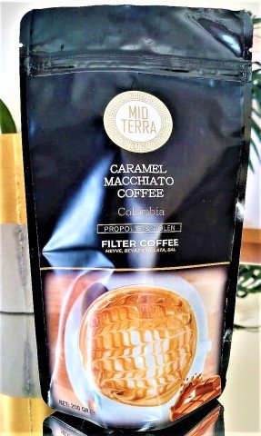 CARAMEL MACCHIATO COFFEE  (Karamel, Propolis, Polen içeren 200 gr Selection Kahve )