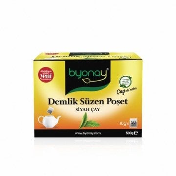 Byonay Demlik Poşet Siyah Çay 500 gr (10 gr x50 adet)