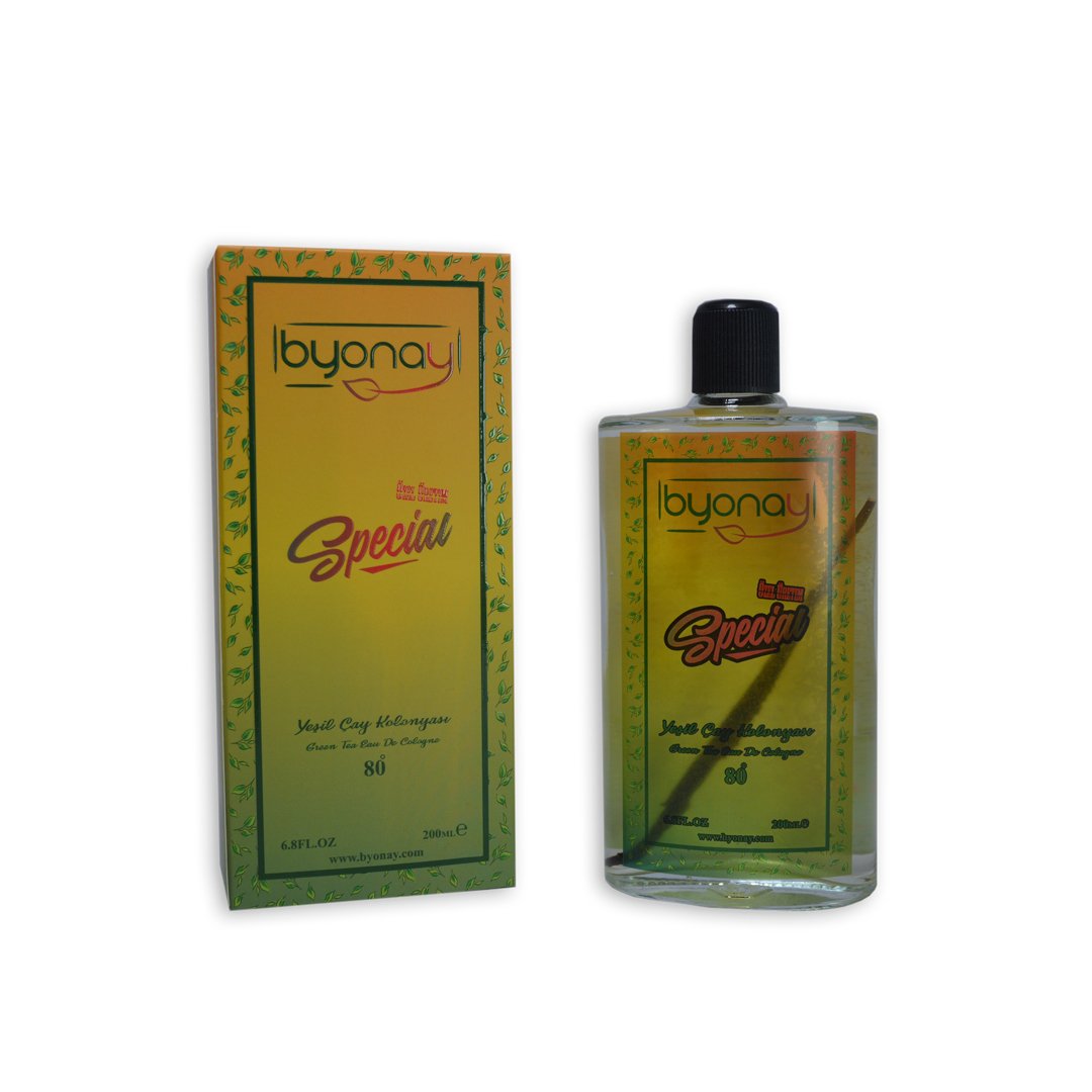 Special Yeşil Çay Kolonyası 200 ml cam