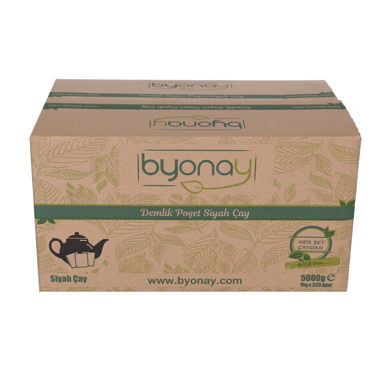 Byonay Demlik Poşet Siyah Çay 5000 gr (+/- 15 gr)