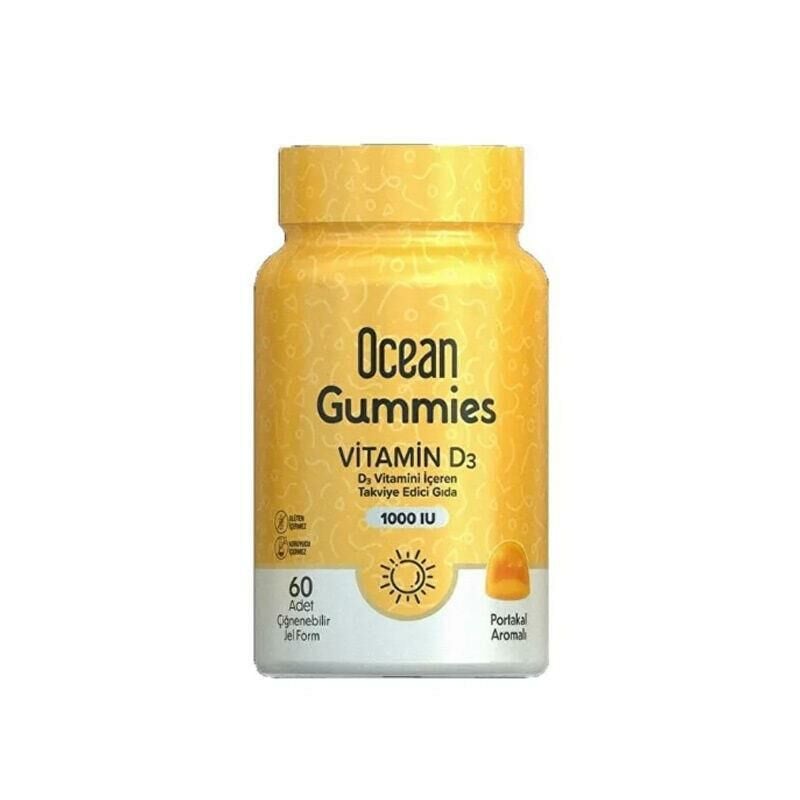 Ocean Gummies Vitamin D3 60 Çiğneme Form