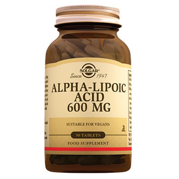 Solgar Alpha Lipoic Acid 600 mg 50 Tablet