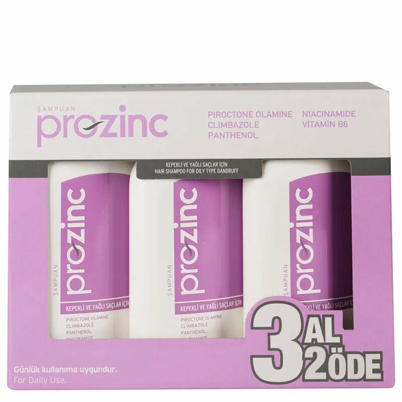 Prozinc Şampuan 3 AL 2 ÖDE 300 ml Mor ( Kepeğe Karşı )