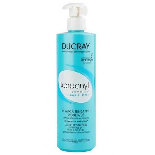 Ducray Keracnyl Gel Moussant 400 ml Temizleme Jeli