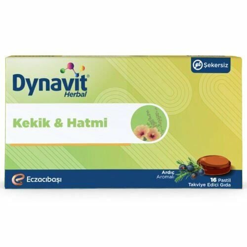 Dynavit Herbal Kekik ve Hatmi 16 Pastil