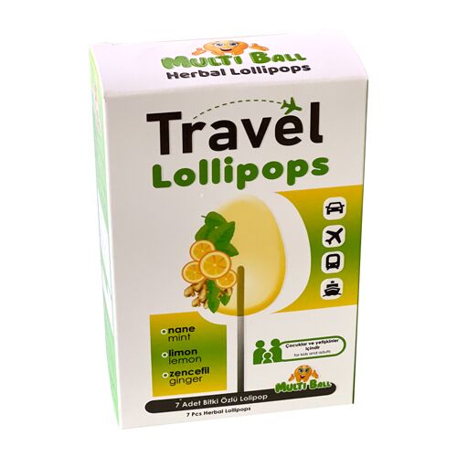 Multiball Travel Lollipops 7 Adet