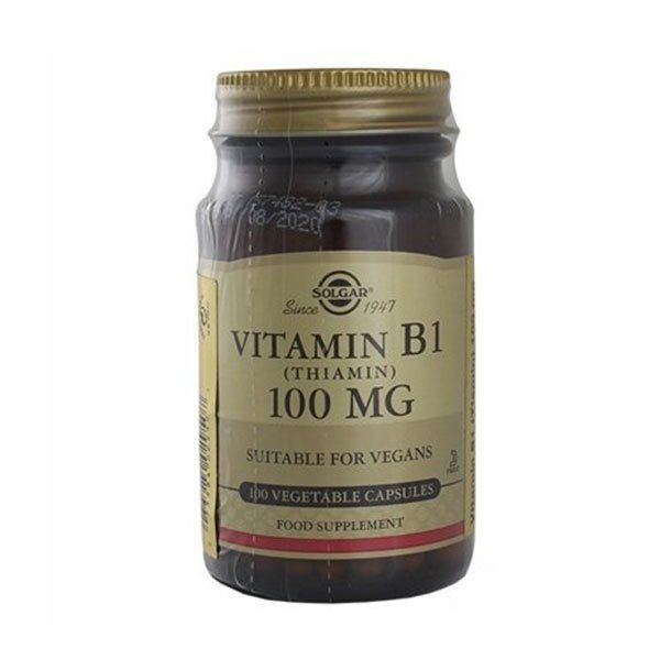 Solgar Vitamin B1 (Thiamin) 100 Mg 100 Kapsül