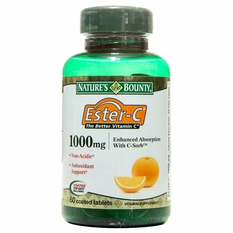 Nature's Bounty Ester C 1000 mg 60 Tablet