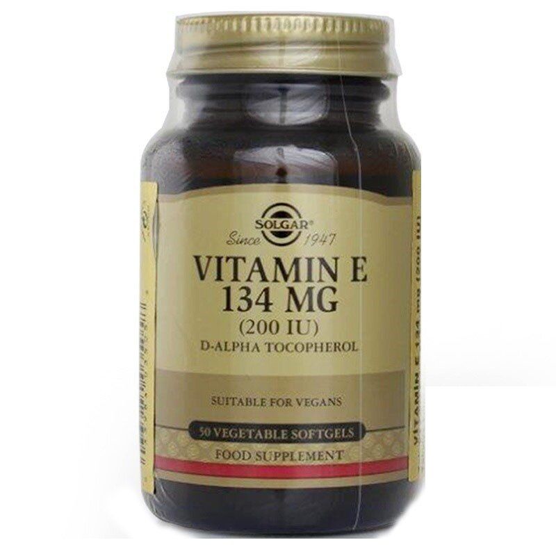 Solgar Vitamin E 200 IU 50 Kapsül