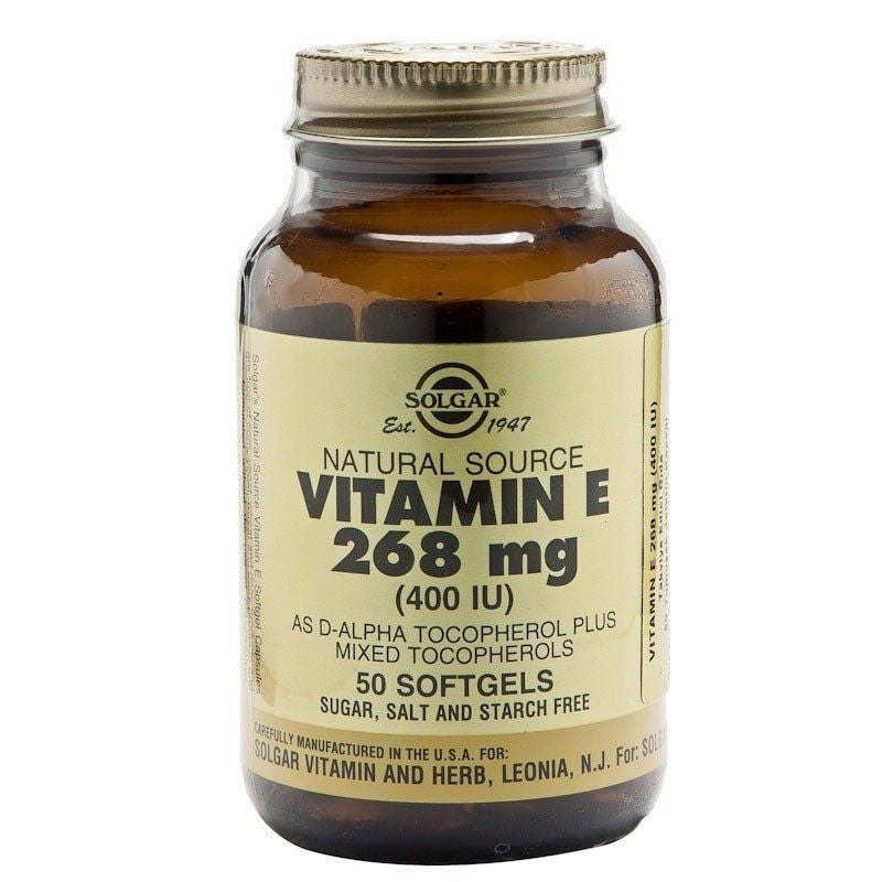 Solgar Vitamin E 400 IU 268 mg 50 Kapsül