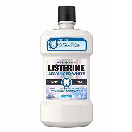 Listerine Ağız Bakım Suyu Advanced White Hafif Tat 250 ml