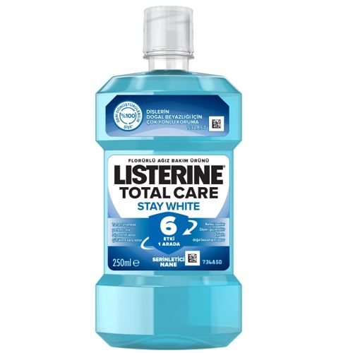 Listerine Stay White Ağız Bakım Ürünü Serinletici Nane 250 ml